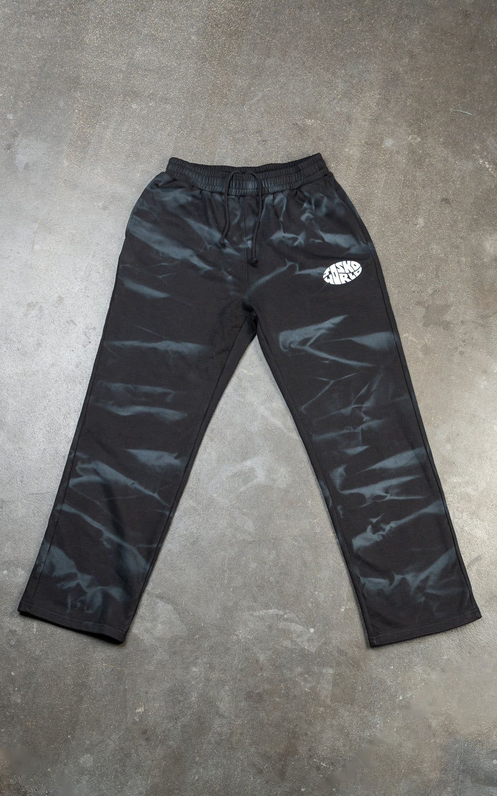 JOSKOWORLD WASHED JOGGER BLACK/WHITE