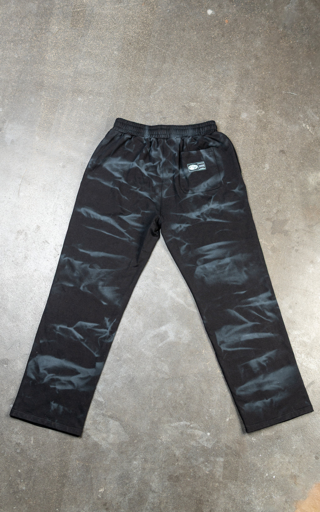 JOSKOWORLD WASHED JOGGER BLACK/WHITE