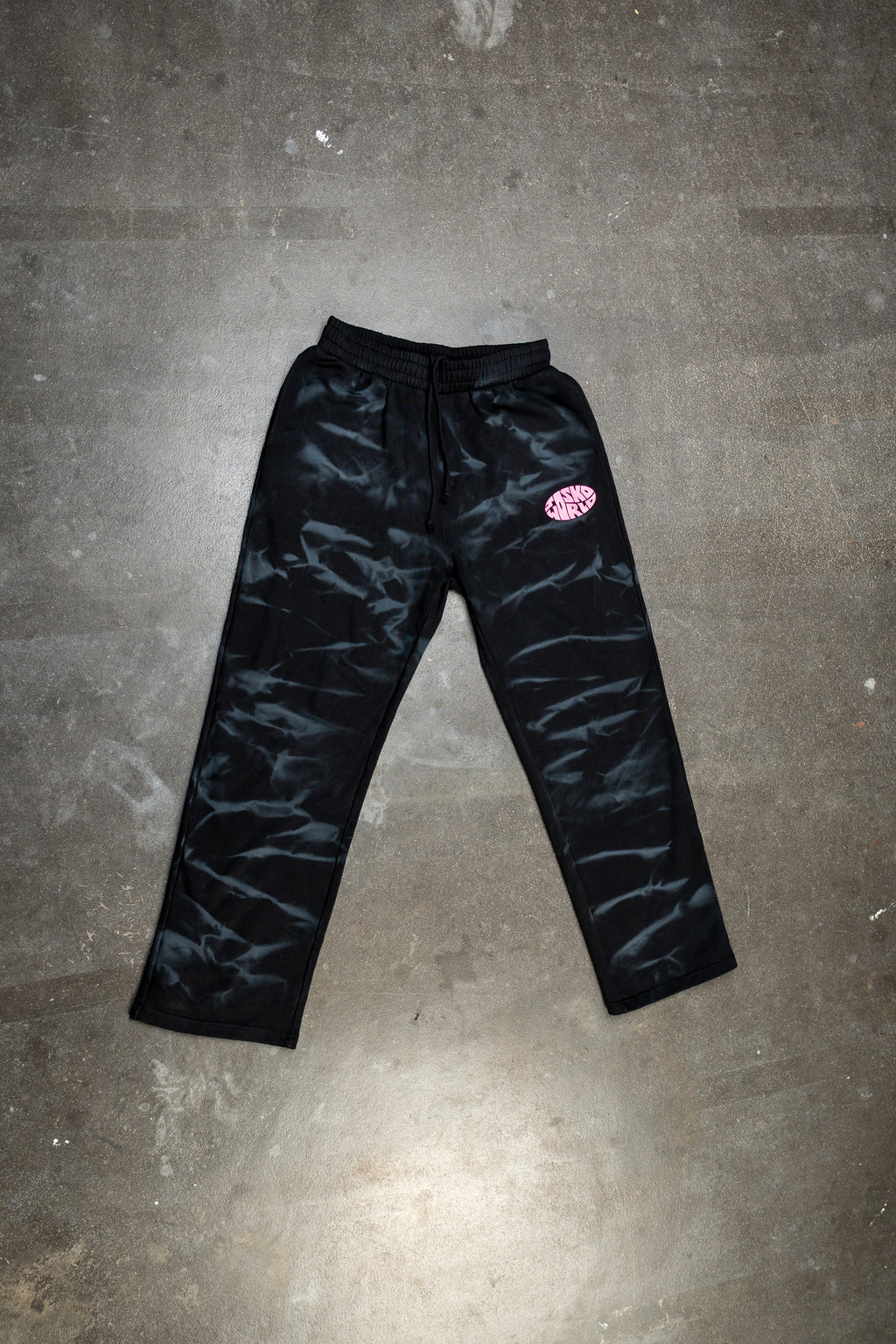 JOSKOWORLD WASHED JOGGER BLACK/PINK