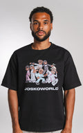 JOSKOWORLD TEE BLACK/WHITE