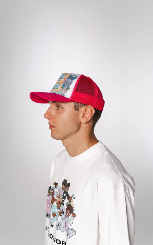 JOSKOWORLD CAP BLACK/PINK